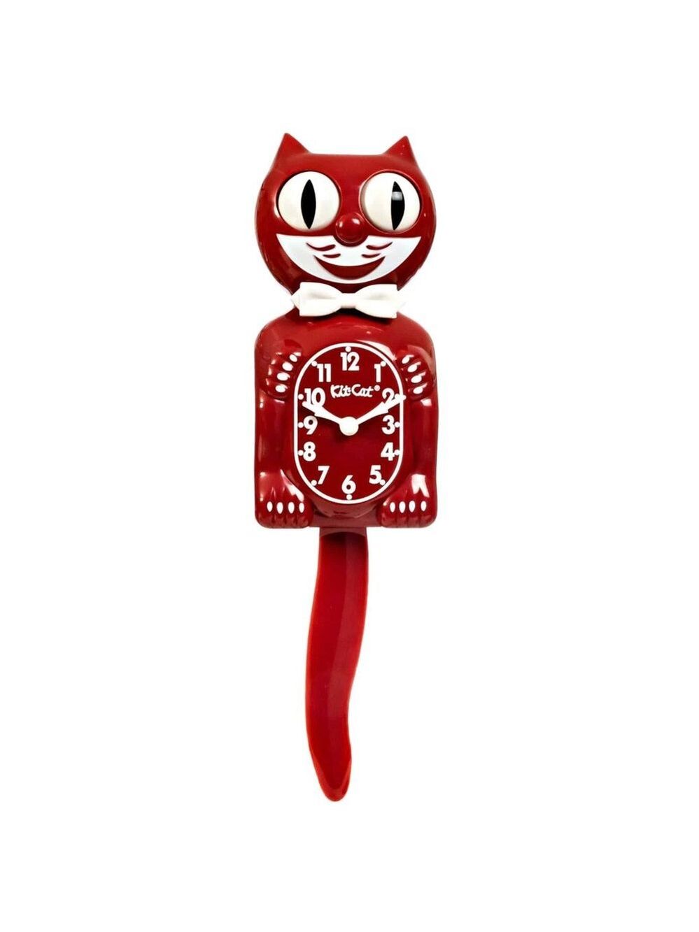 RETIRED Urban Outfitters Space Cherry Red Kit Cat Klock